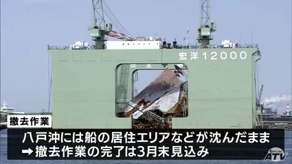 【大特価｜定価60％OFF｜送料込】★現品のみ★ 青森県八戸市①③_在庫1点のみ 船尾の機関室が八戸港外へ 八戸沖の座礁した貨物船クリムゾンポラリス