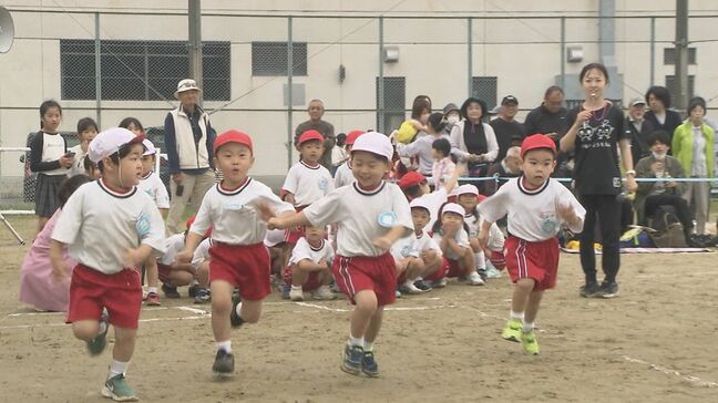 「転んでも泣かないこと誓います！」スポーツの日　幼稚園で運動会　福島|TBS NEWS DIG