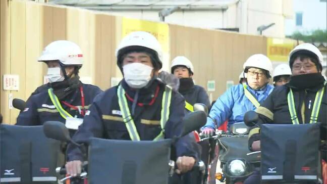 年賀状配達の出発式 配達数は岡山県は約568万通(前年比72.9%)香川県は約346万通(前年比74.1%)|TBS NEWS DIG