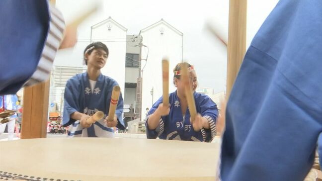 城下町に伝統の響き　松江祭鼕（どう）行列　|TBS NEWS DIG