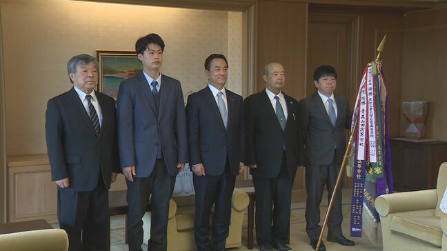 春の全国選抜Ｖ　野田学園卓球部が知事表敬　インターハイでの連覇誓う　山口|TBS NEWS DIG