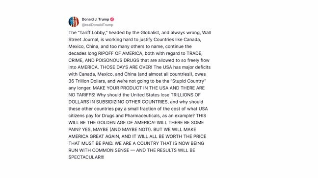 “トランプ関税”への反発広がる中…トランプ大統領「製品をアメリカで作れ！」|TBS NEWS DIG