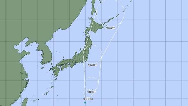【台風情報】12日に台風5号発生へ　関東に上陸する可能性も…最大瞬間風速30メートルの予想　今後の進路と勢力をくわしく　気象庁発表|TBS NEWS DIG