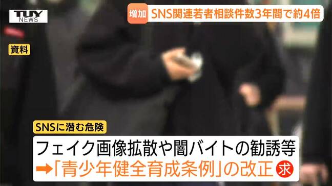 SNSトラブル相談が3年で4倍に 闇バイト勧誘や生成AIの脅威も…子どもを「加害者にさせない」対策へ(山形)|TBS NEWS DIG