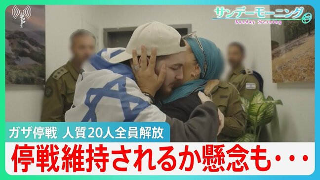 ガザ停戦　人質20人全員解放　一方、ハマスは新たに戦闘員配備　停戦維持されるか懸念も…【サンデーモーニング】|TBS NEWS DIG