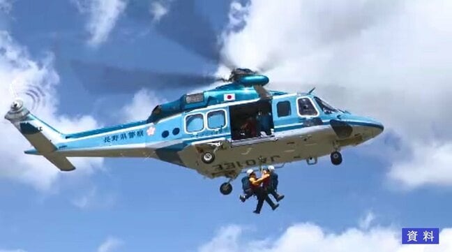 北アルプスで山岳遭難相次ぐ　落石や疲労などで県警と県の防災ヘリが救助|TBS NEWS DIG