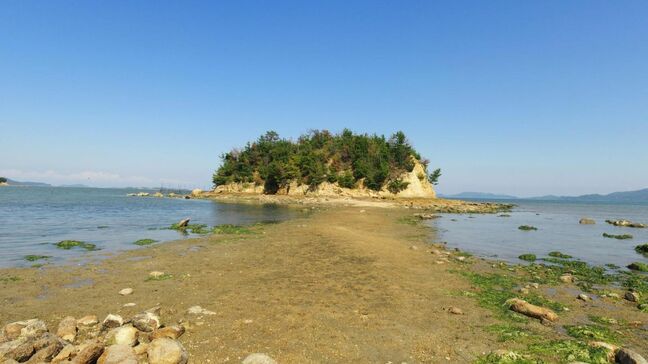 瀬戸内にも「モン・サン=ミシェル」のような絶景が！　岡山・香川の「潮が引いたら歩いて渡れる島」を探してみたらけっこうあった|TBS NEWS DIG