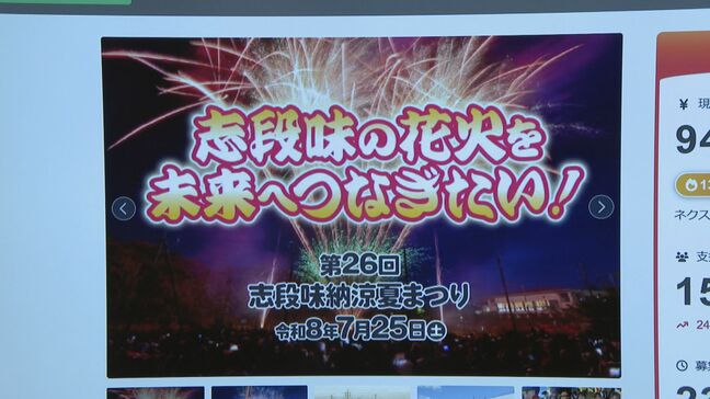 物価高騰で「運営厳しい…」 花火大会開催に向け “クラファン”で費用確保 「子どもたちや次の世代につなげたい」 名古屋・志段味の「夏まつり」|TBS NEWS DIG