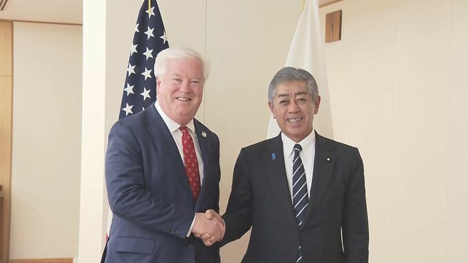 アメリカのグラス新駐日大使が岩屋外務大臣と初会談　関税措置や安全保障協力めぐり意見交換