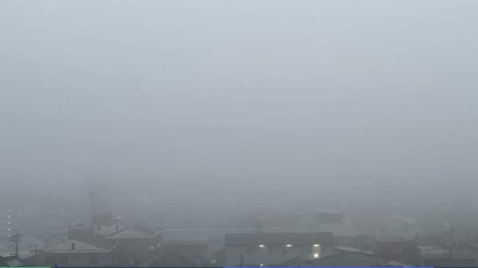 長崎は真っ白…県南部と北部に「濃霧注意報」|TBS NEWS DIG