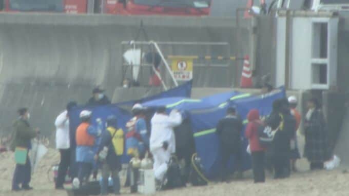 潜水中の台湾ダイバー(57)が意識不明に…救急車で搬送　長生炭鉱の遺骨収容に向けた調査で　調査は一時中止に　山口・宇部　|TBS NEWS DIG