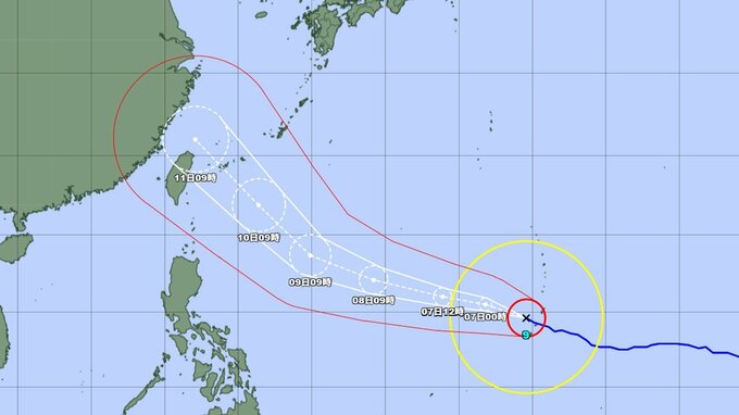 【台風情報】台風9号(バービー)は今どこに？ 今後は「非常に強い」勢力で沖縄に接近か...最大瞬間風速85メートル予想　勢力と進路を詳しく　今後の全国の天気を画像で　気象庁　|　山形のニュース│TUYテレビユー山形