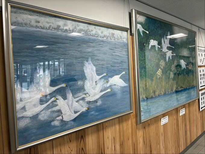 「明るい気持ちになってくれれば」長野市の女性が警察署に絵画を寄贈　画家・古川哲子さんの作品「旅立ち」　|TBS NEWS DIG