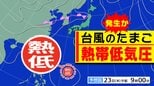 新たな【台風のたまご＝熱帯低気圧】発生へ　次の「台風」になるのか？【雨風シミュレーション／全国各都市の週間予報】「今後の台風情報に注意」気象庁 予想天気図|TBS NEWS DIG