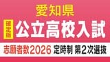 【愛知県公立高校入試2026】確定版の志願者数 定時制課程 第2次選抜 令和8年度（全校掲載･一覧）|TBS NEWS DIG