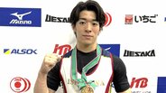 ウエイトリフティングで2つの日本新記録、65kg級・山下立真が圧巻の強さで頂点に、小学生時代には大の里と対戦経験も|TBS NEWS DIG