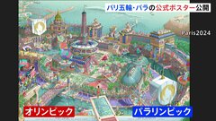 パリ五輪・パラリンピック公式ポスター公開　観光名所と競技会場が一体化した色鮮やかなデザイン| TBS CROSS DIG with Bloomberg