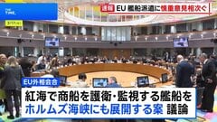 EU外相会合 ホルムズ海峡への艦船派遣に慎重な意見相次ぐ| TBS CROSS DIG with Bloomberg
