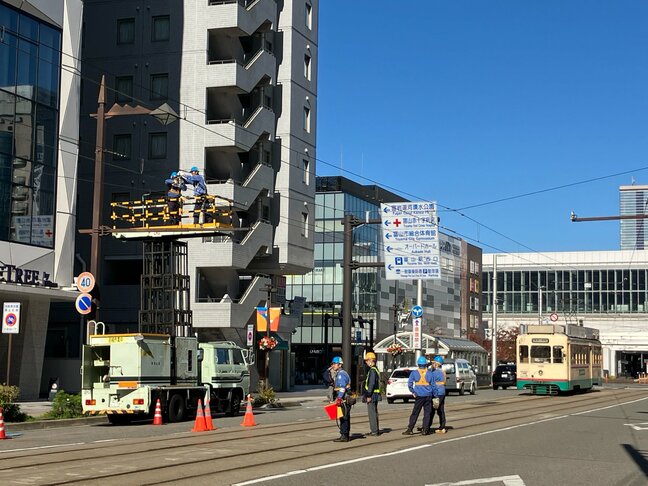 架線トラブルで市内電車 一時運転見合わせ「富山駅~富山大学前間」「環状線」約2時間後に運転再開|TBS NEWS DIG