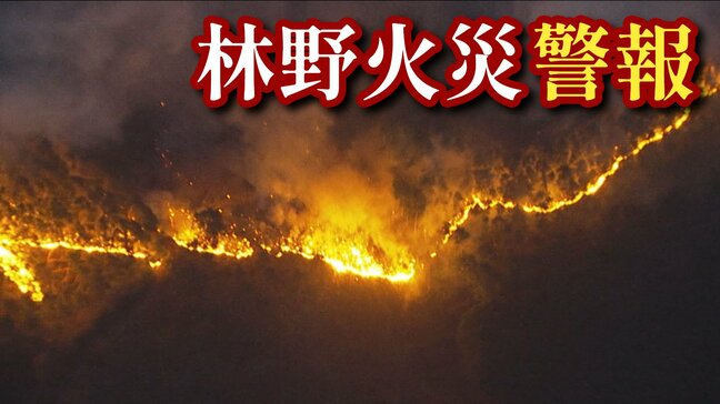 たき火をすると「30万円以下の罰金又は拘留」に　江田島市「林野火災警報」発令　今月から運用始まり これで8回目|TBS NEWS DIG