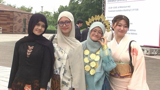 立命館アジア太平洋大学で入学式　65の国と地域から新入生645人が新たな一歩|TBS NEWS DIG