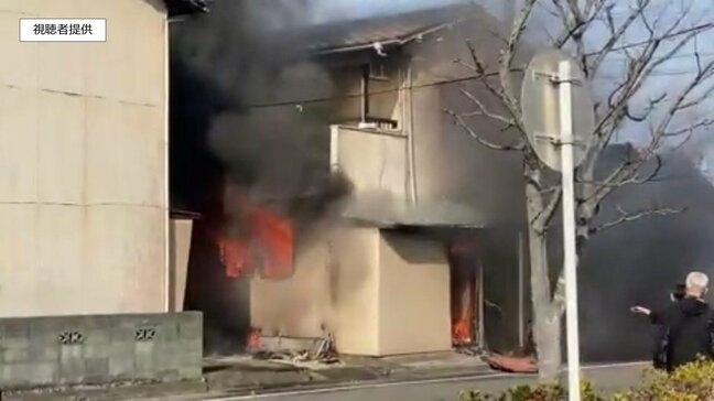 松前町役場近くの集合住宅で火災 火元の部屋に住む住人男性けが 愛媛・松前町|TBS NEWS DIG