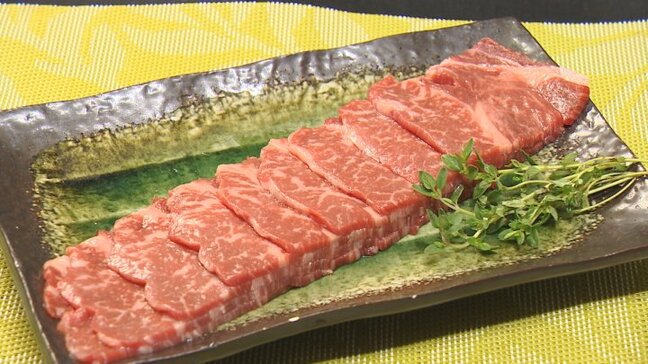 「塩コショウであっさりと、ワサビなんかも」さくらビーフ 和牛と乳牛の掛け合わせ 物価高の中、格安の牛肉を販売 山梨|TBS NEWS DIG