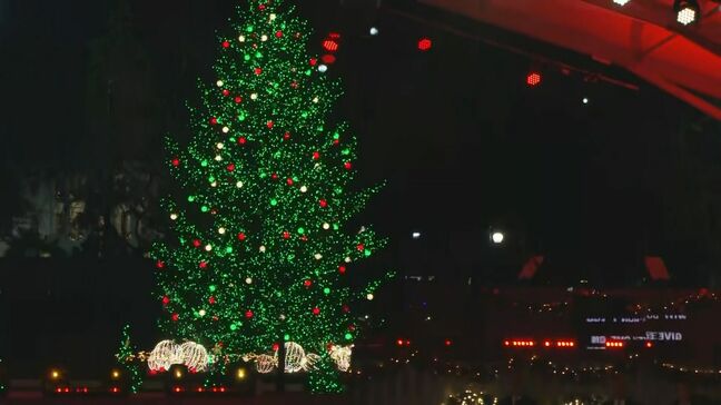 米・ホワイトハウス前の広場の巨大ツリーが点灯 バイデン大統領がカウントダウン|TBS NEWS DIG