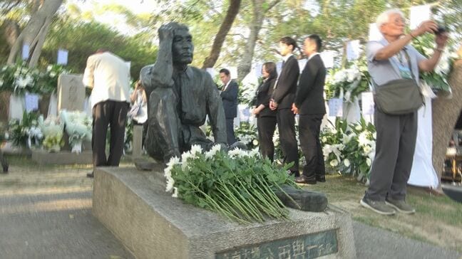 台湾開拓の父・八田與一技師 台南市の墓前祭に700人 頼清徳総統や故安倍元総理の妻・昭恵さんも 八田技師の水「田畑潤すだけでなく、半導体にも」|TBS NEWS DIG