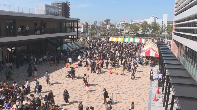 市庁舎に隣接する広場オープン　イベントにぎわう　山口・宇部|TBS NEWS DIG