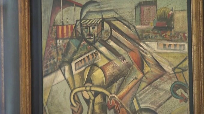 徳島県立近代美術館が6720万円で購入した贋作絵画「自転車乗り」　購入先が全額返金　科学調査の結果、贋作と裏付け|TBS NEWS DIG
