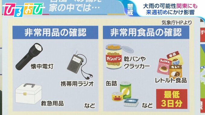 「家の中のものをいったん集めてみる」台風への備え 今一度見直しを【ひるおび】|TBS NEWS DIG