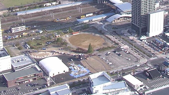 JR東静岡駅北口に整備目指す新アリーナ 運営する民間事業者の公募でNTTドコモが落札＝静岡市|TBS NEWS DIG