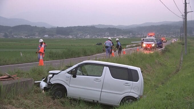 蔵王町の県道で事故　2人が死亡　宮城|TBS NEWS DIG