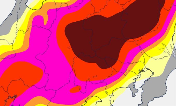 【大雨情報】関東甲信　４日昼過ぎから夜遅く　雷を伴った激しい雨や非常に激しい雨の降る所が　警報級の可能性も　【発雷確率・雨と風のシミュレーション】|TBS NEWS DIG