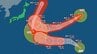【台風情報】ハリケーンが台風に 珍しい“越境”台風　日本周辺に3つの台風 うち2つが日本に近づく進路 ｜ 雨風シミュレーション画像（5日午後6時現在）　|　沖縄のニュース｜RBC 琉球放送