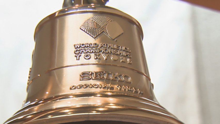 高岡銅器　晴光作　砂張　喚鐘　小槌付　共箱　M　R8443 高岡銅器 晴光作 砂張 喚鐘 小槌付 共箱 M R8443 高岡銅器 晴光
