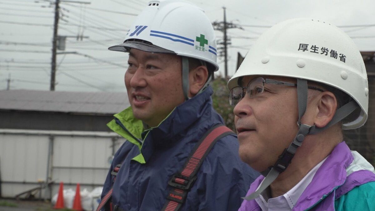 労働災害の根絶を目指し　工事現場で安全パトロール実施　甲府市・遊亀公園附属動物園