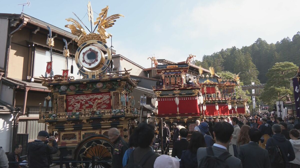 ｢秋の高山祭｣ 50年ぶりに修繕控える布袋台 ｢これからのイベントが楽しみ｣ 正午から“からくり奉納”披露 岐阜