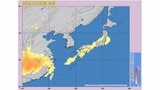 【黄砂情報】2日は日本列島の広範囲に黄砂飛来か...12月2日~12月3日の黄砂シミュレーション 黄砂を上空から見たデータで確認 気象庁発表 | 山形のニュース│TUYテレビユー山形