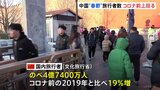 中国“春節”の旅行者4億7千万人あまり　コロナ前上回る|TBS NEWS DIG