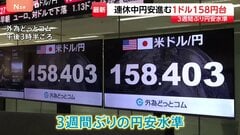 連休明け1ドル＝158円台半ば、3週間ぶり円安水準　長期金利は一時3.075％で30年ぶり水準を更新| TBS CROSS DIG with Bloomberg