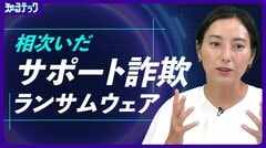 “焦りと恐怖心”で正常な判断をさせない データを人質に金銭を巻き上げる  相次いだ「サポート詐欺」「ランサムウェア」 の具体的事例と対策を解説| TBS CROSS DIG with Bloomberg