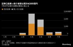 証券口座の不正取引件数前月比４％減、7月末で累計6205億円ー金融庁| TBS CROSS DIG with Bloomberg