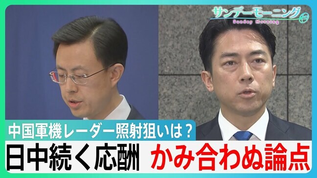 中国軍機断続的なレーダー照射　狙いは？　日中双方が外交攻勢　かみ合わぬ論点【サンデーモーニング】|TBS NEWS DIG