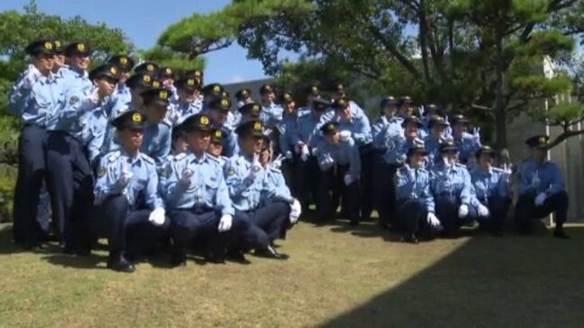 愛媛県警察学校 初任科生の卒業式|TBS NEWS DIG