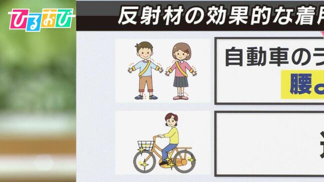 「反射材」は“腰より下”が効果的！？春休みの子どもを交通事故から守る対策【ひるおび】|TBS NEWS DIG