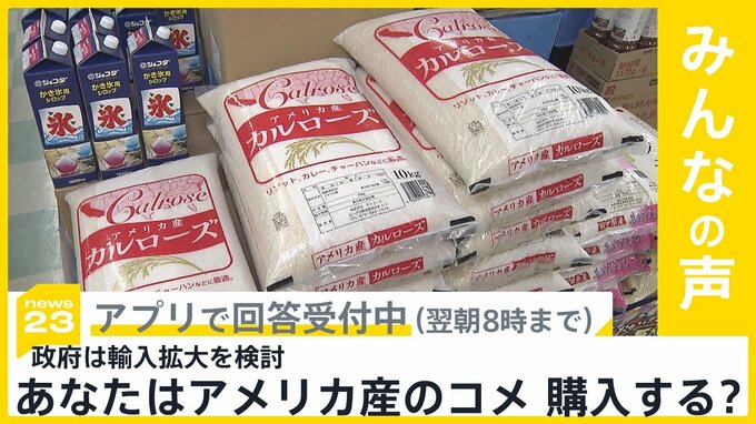 備蓄米3回目の入札…政府は日米関税交渉で輸入拡大を検討 あなたはアメリカ産コメ購入する？【news23】|TBS NEWS DIG