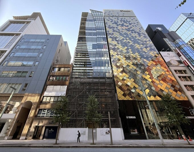 東京ガスが銀座の商業ビル300億円超で売却へ、不動産会社に－関係者