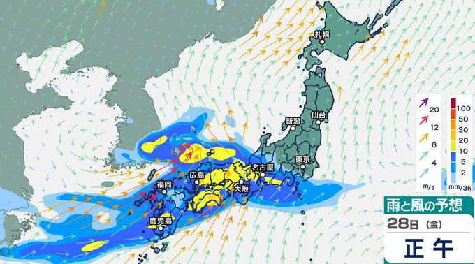 九州～近畿～東海あさって大雨おそれ　梅雨前線が活発化　雨シミュレーションきょう～７月1日（月）北日本でも発達した雨雲【大雨情報】　|　鹿児島のニュース｜MBC NEWS｜南日本放送